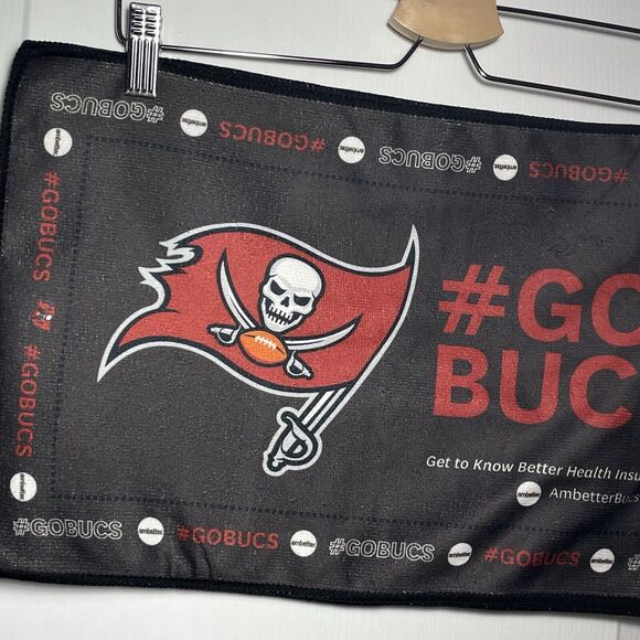 Lot of 2 NFL Tampa Bay Buccaneers Graphic Rally Towels #Go Bucs, #Go Bucs 18x11" - Picture 5 of 15